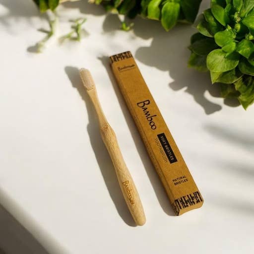 Toothbrush - Bamboo & Castor Bean Oil