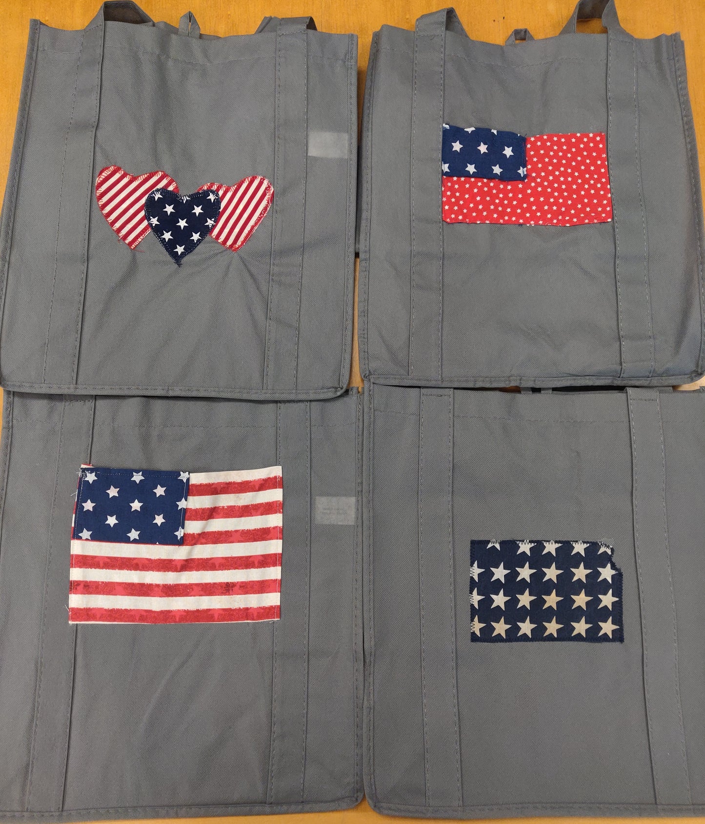 Shopping Bags - Red, White & Blue Collection