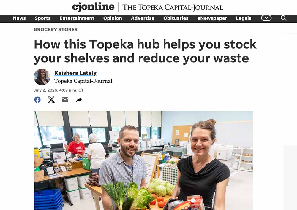 How this Topeka hub helps you stock your shelves and reduce your waste