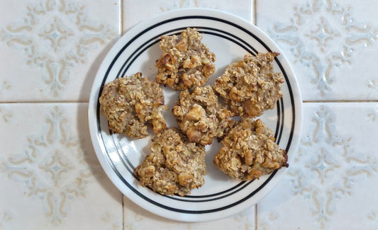 Banana Oat Nut Breakfast Cookies