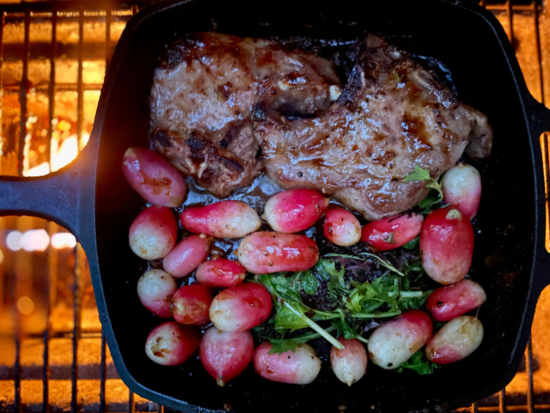 Sage Honey Mustard Pork Chops