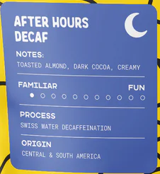 Coffee - After Hours Decaf