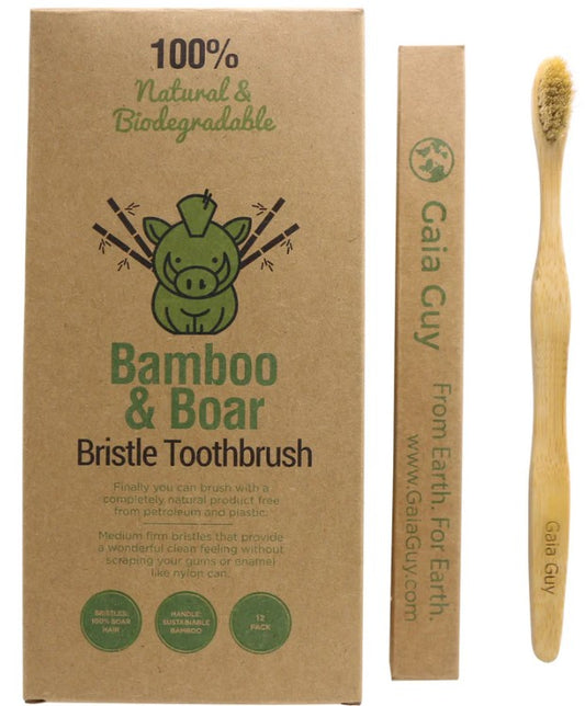 Toothbrush - Bamboo & Boar Hair