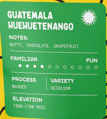 Coffee - Guatemala Huehuetenango