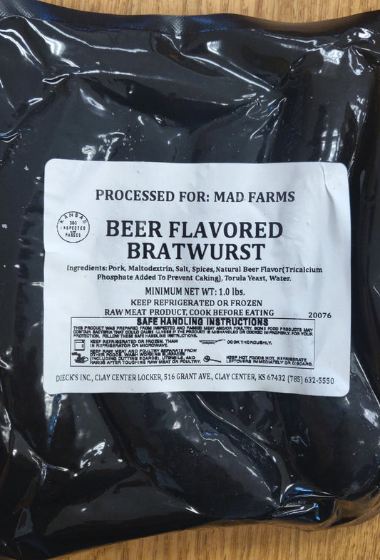 Pork - Beer-Flavored Bratwurst