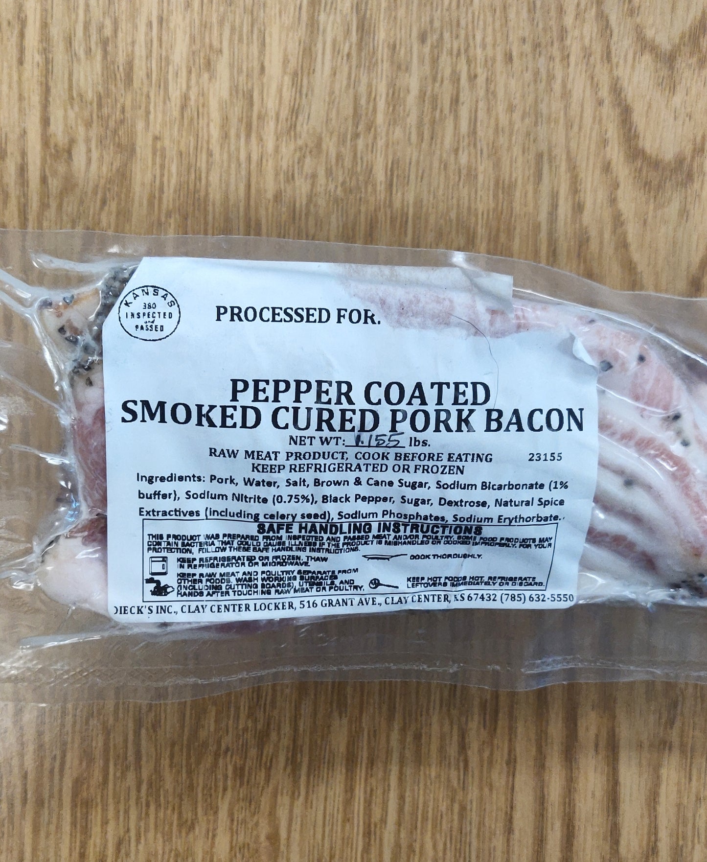 Pork - Bacon (Pepper-Coated)