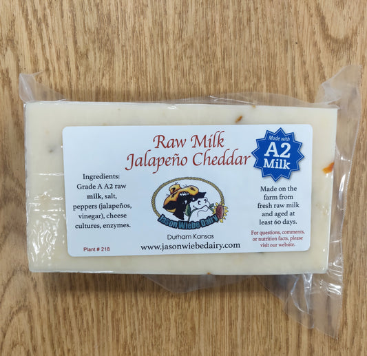 Cheese - Raw Milk Jalapeño Cheddar