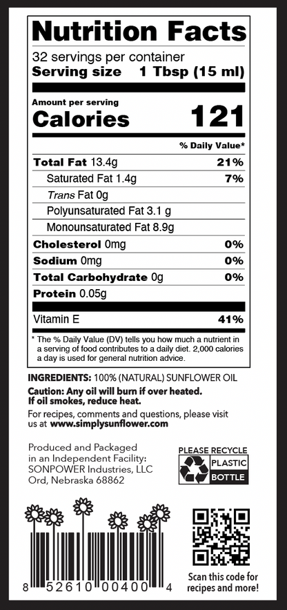Oil - Sunflower