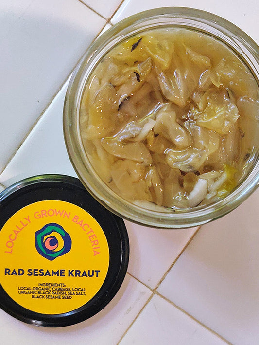 Radish Sesame Kraut