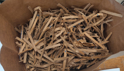 Shredded Cardboard Mulch