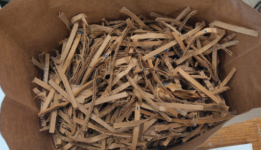 Shredded Cardboard Mulch