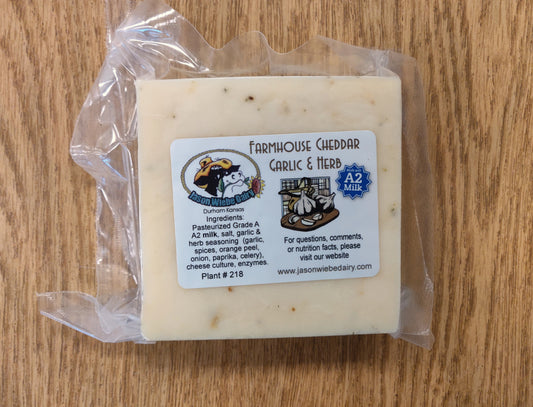 Cheese - Garlic & Herb Cheddar